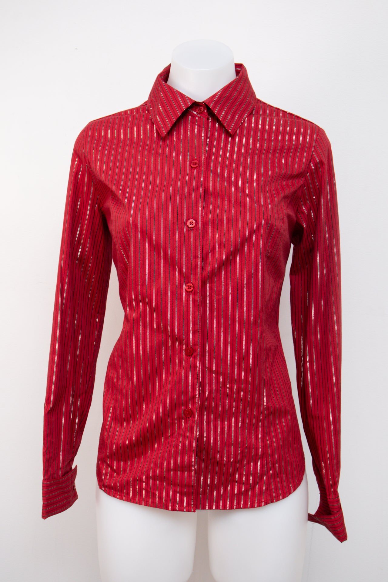 #045 Jaclyn Smith T-shirt Red | c. | Size 10