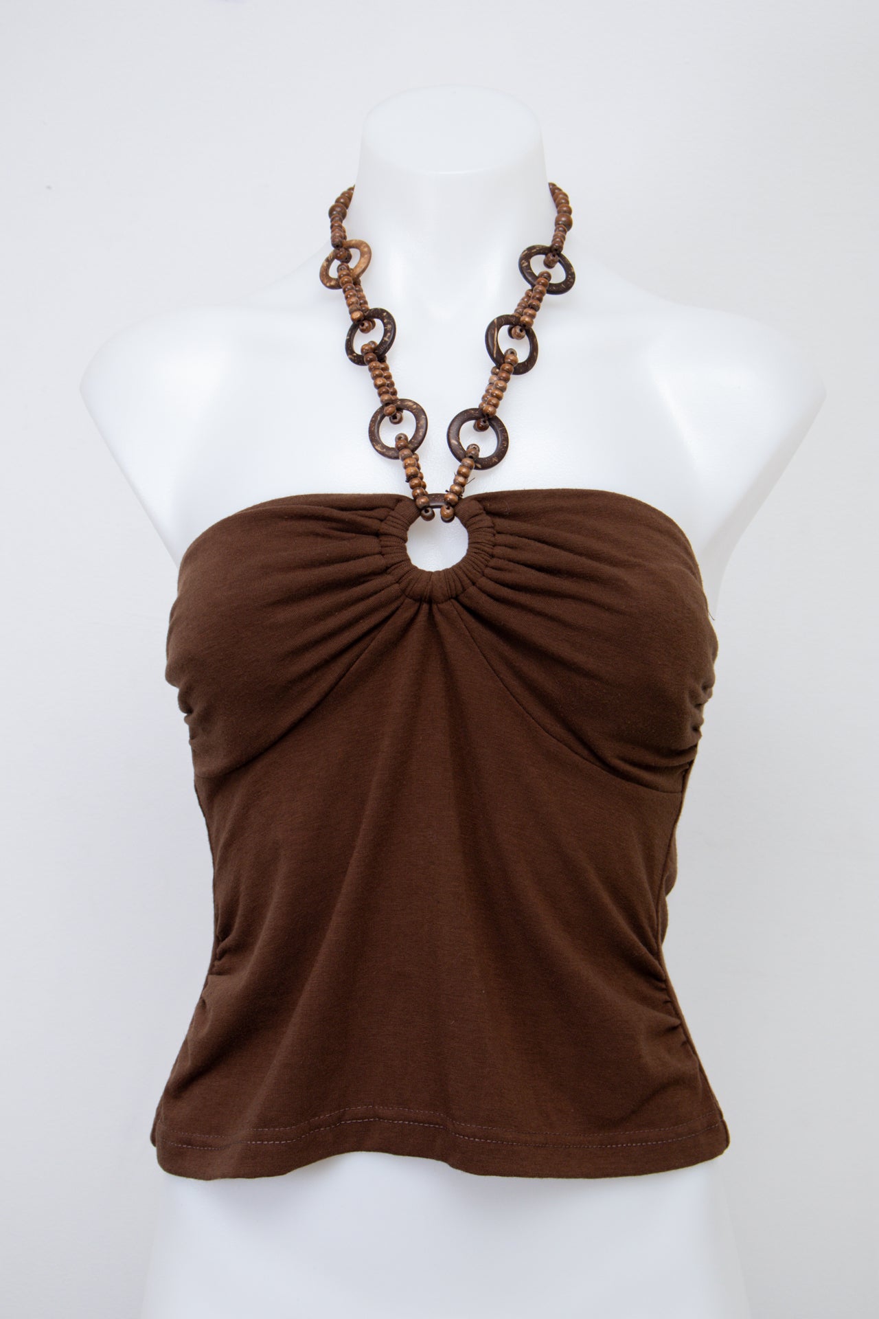 #058 Sam & Max Halter Top Brown | c. 200 | Size 8