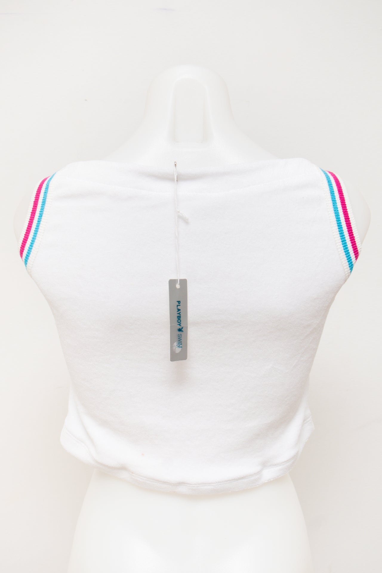 #19 Playboy Swim T-shirt White | c. 185 | Size 10