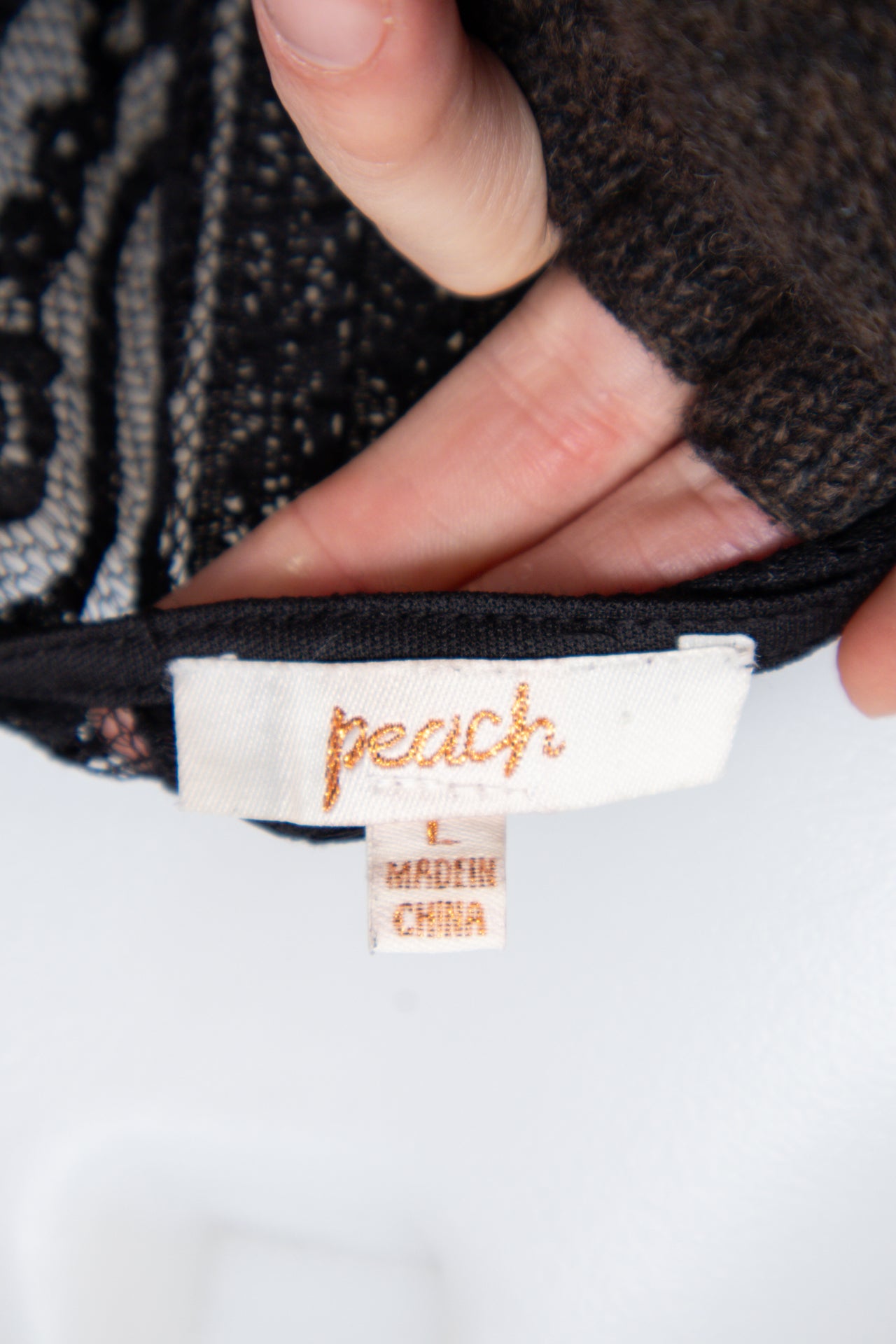 #050 Peach Camisole Top Black | c. 203 | Size 12