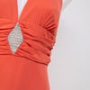 #161 Tri Jay Dress Orange | c. 205 | Size 8