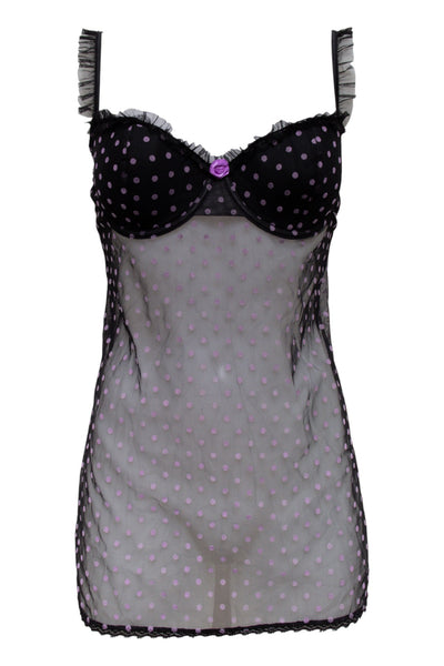 #41 Frederick's Of Hollywood Camisole Black | c. 179 | Size 10, 12D