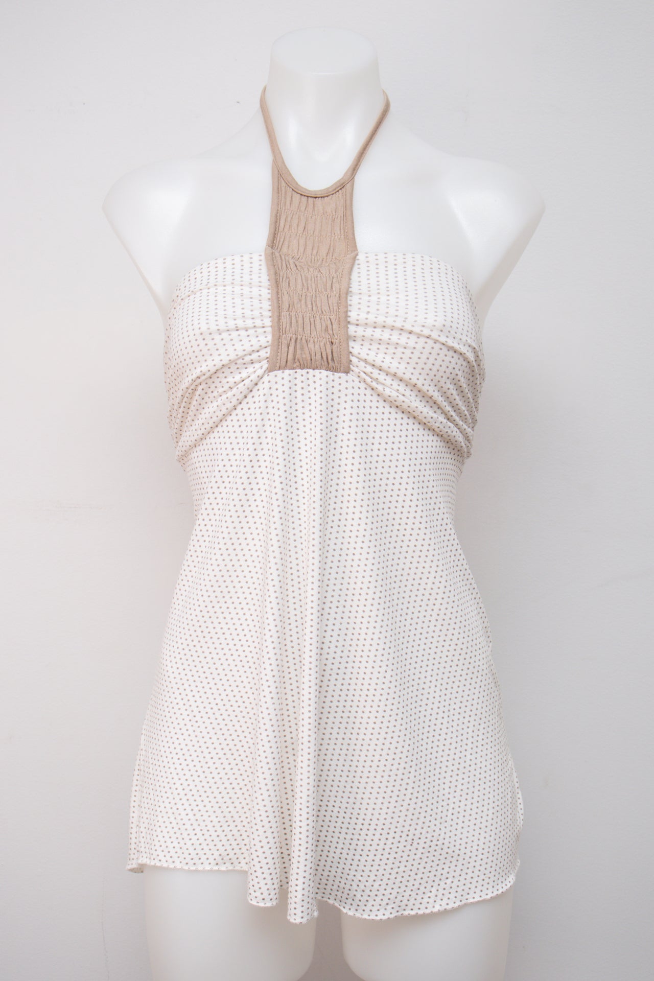 #001 Halter Top White | c. 199 | Size 12