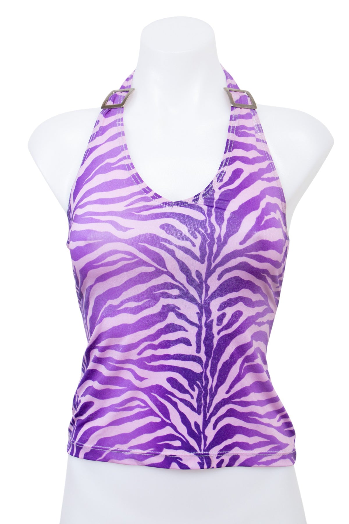 #069 Bershka Halter Top Purple | c. 207 | Size 8