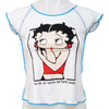 #044 Betty Boop T-shirt White | c. 201 | Size 8