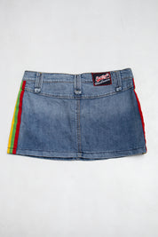 #127 Artigli Mini Skirt Blue | c. 196 | Size 12