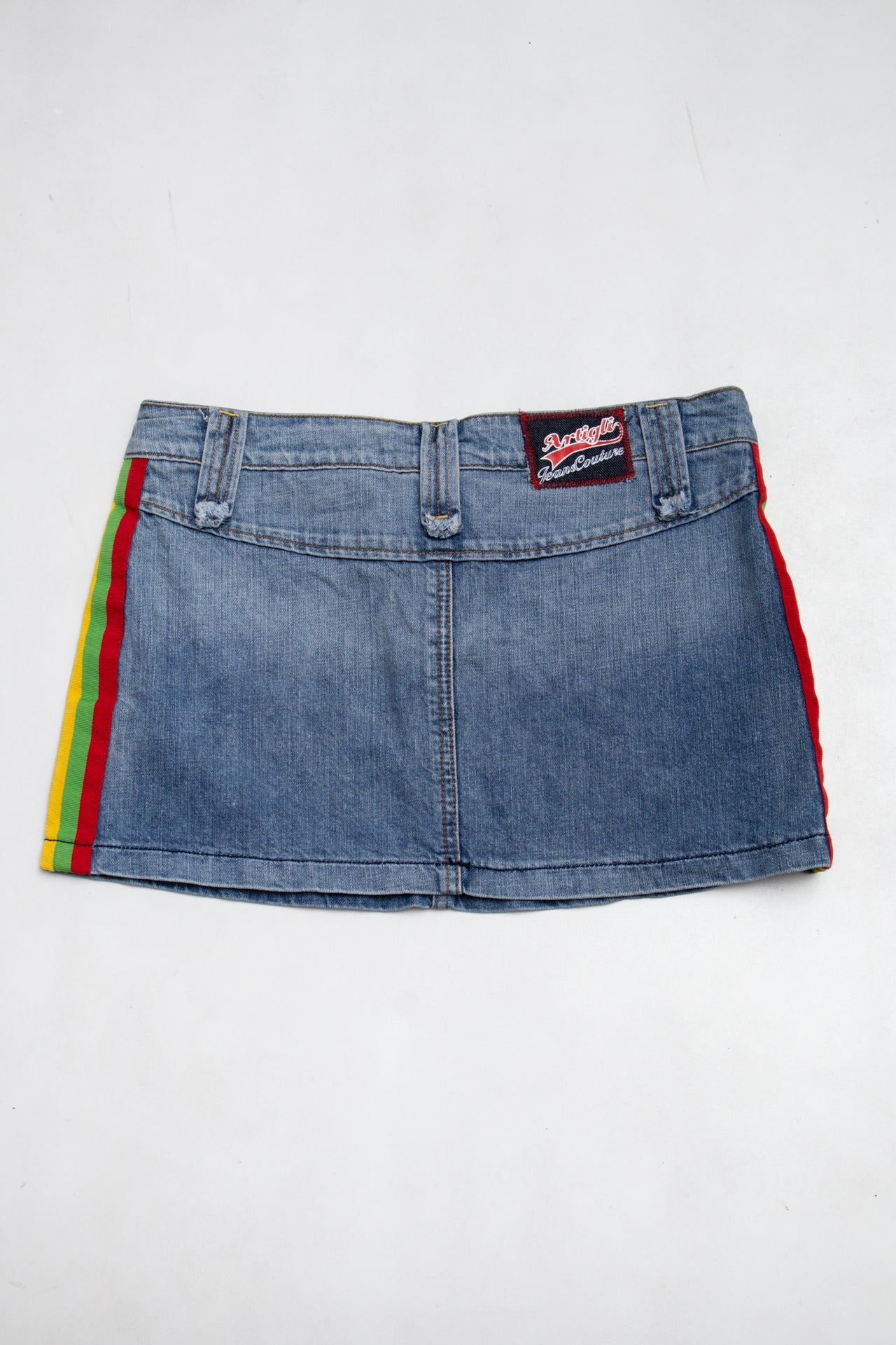 #127 Artigli Mini Skirt Blue | c. 196 | Size 12