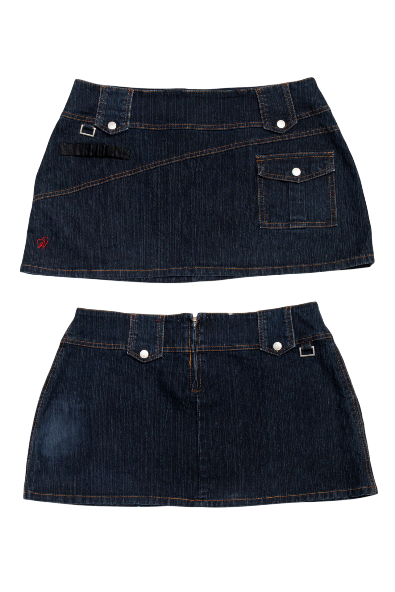 #205 Angela Mini Skirt Blue | c. 199 | Size 12