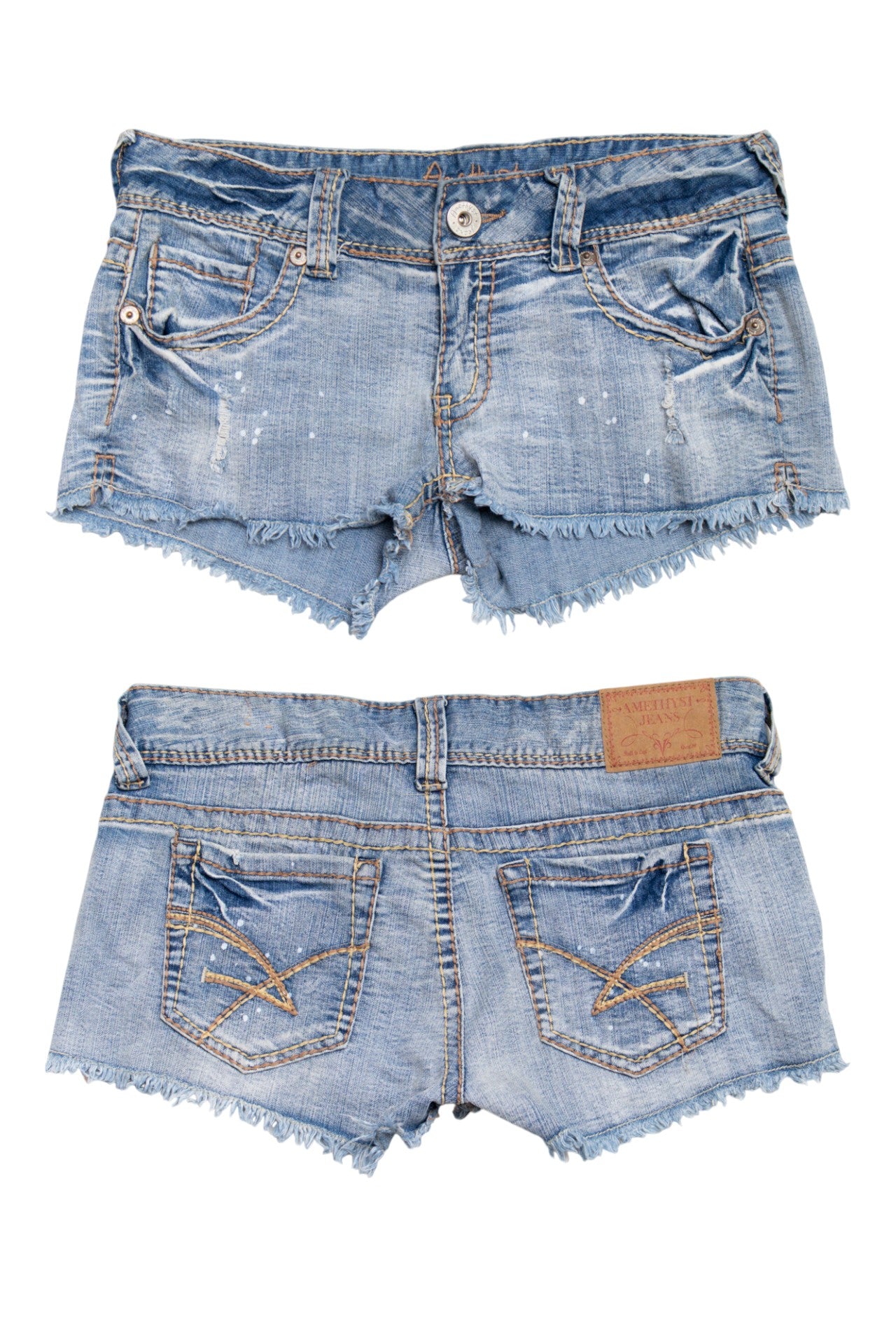 #148 Amethyst Jeans Denim Shorts Blue | c. 198 | Size 8
