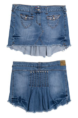 #200 Candie's Denim Skirt Blue | c. 194 | Size 10