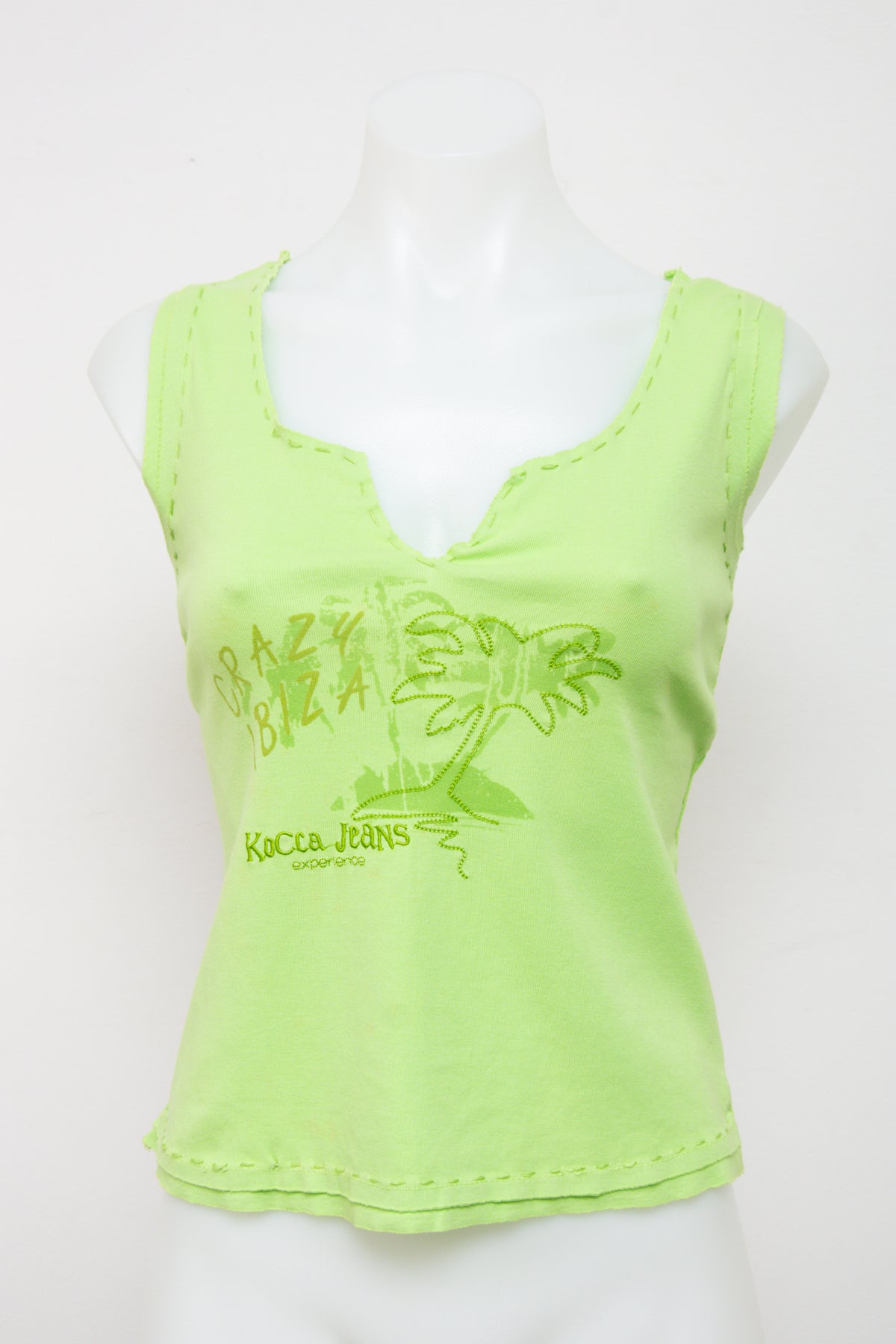 #078 Kocca Jeans T-shirt Green | c. | Size 12