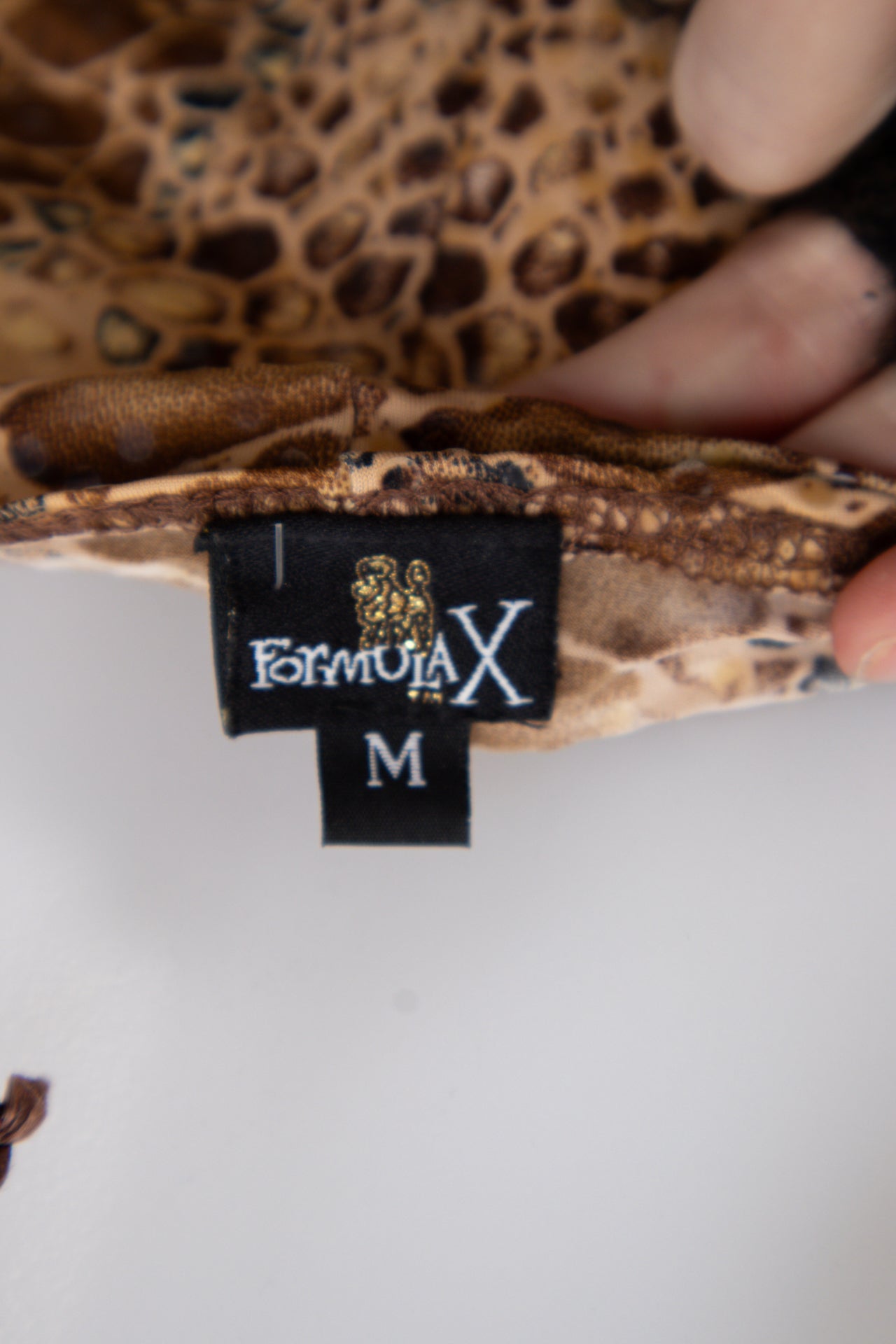 #123 Formula X Mini Skirt Brown | c. 199 | Size 8