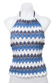 #007 Hourglass Cami Top Blue | c. 204 | Size 8