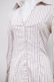 #052 Express Design Studio Long Sleeve White | c. 213 | Size 8
