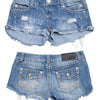 #186 Almost Famous Booty Short Blue | c. 209 | Size 8