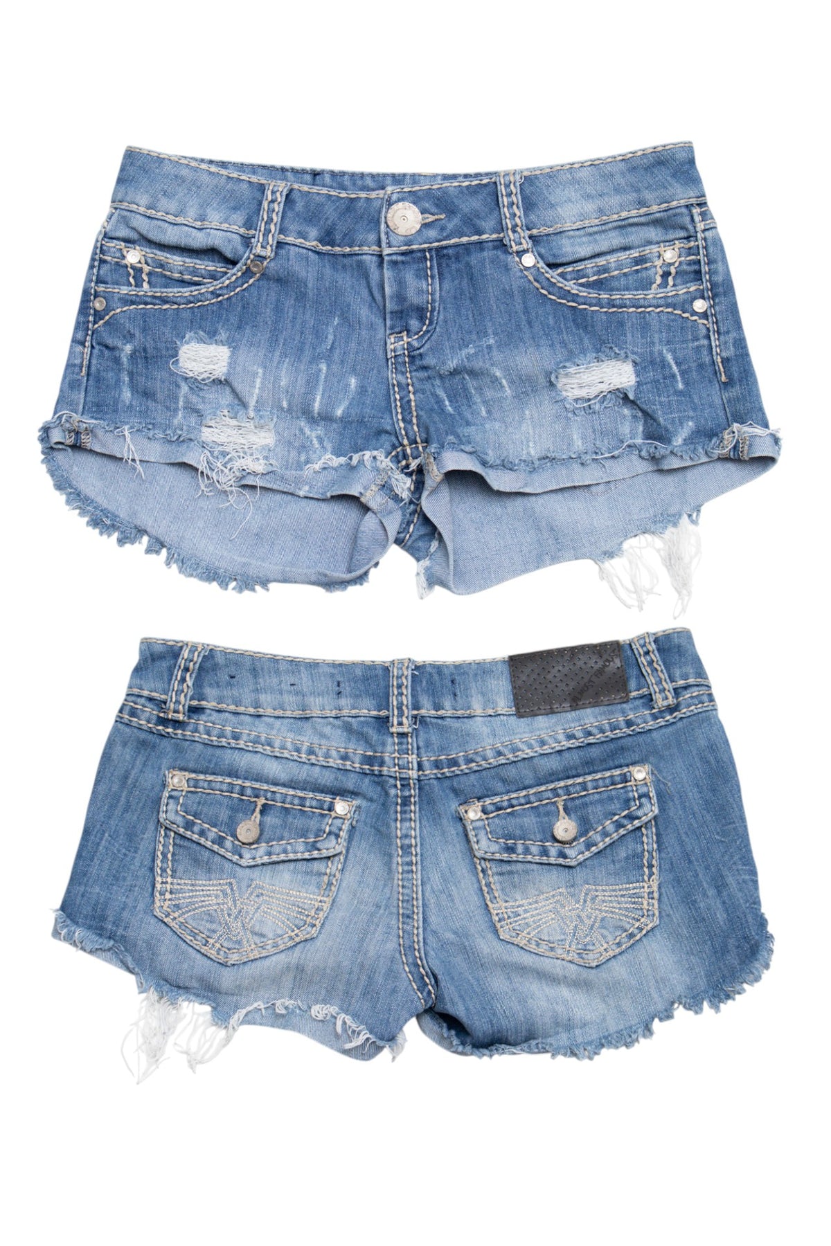 #186 Almost Famous Booty Short Blue | c. 209 | Size 8