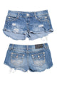 #186 Almost Famous Booty Short Blue | c. 209 | Size 8