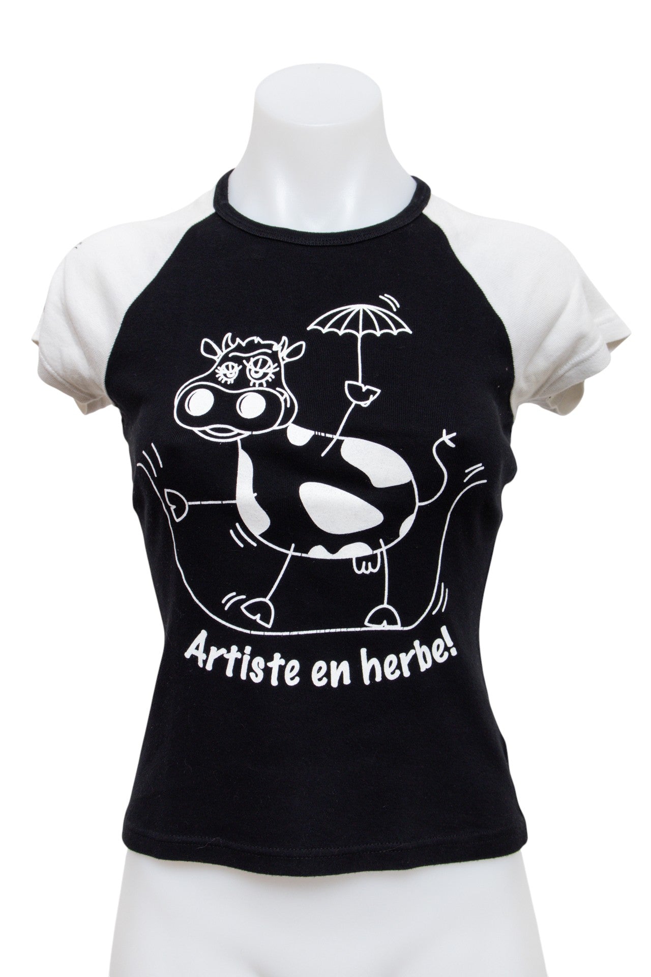 #91 Jennyfer T-shirt Black | c. 196 | Size 8
