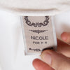 #191 Nicole For F.r T-shirt White | c. 205 | Size 8