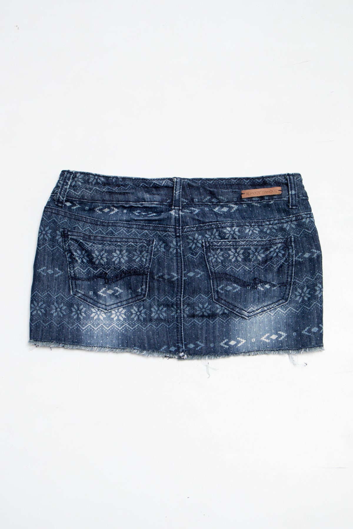 #153 Almost Famous Mini Skirt Blue | c. 209 | Size 8