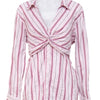 #058 Motherhood Maternity Long Sleeve Pink | c. 209 | Size 14