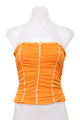 #100 Specchio Side Woman Camisole Top Orange | c. 206 | Size 6