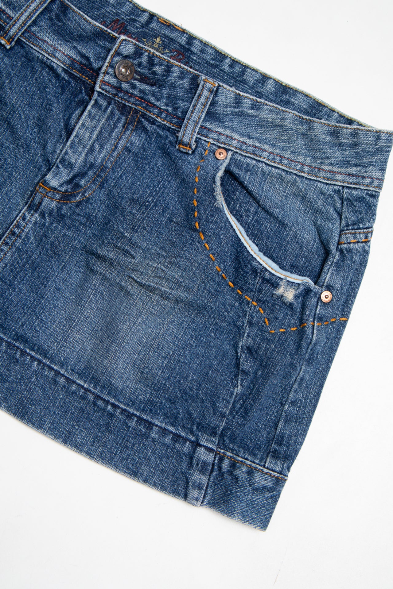 #154 Miss Bisou Mini Skirt Blue | c. 203 | Size 12