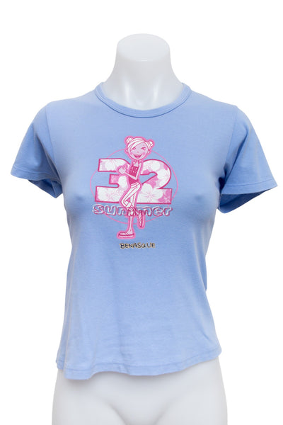 #78 Jerzees T-shirt Blue | c. 193 | Size 12