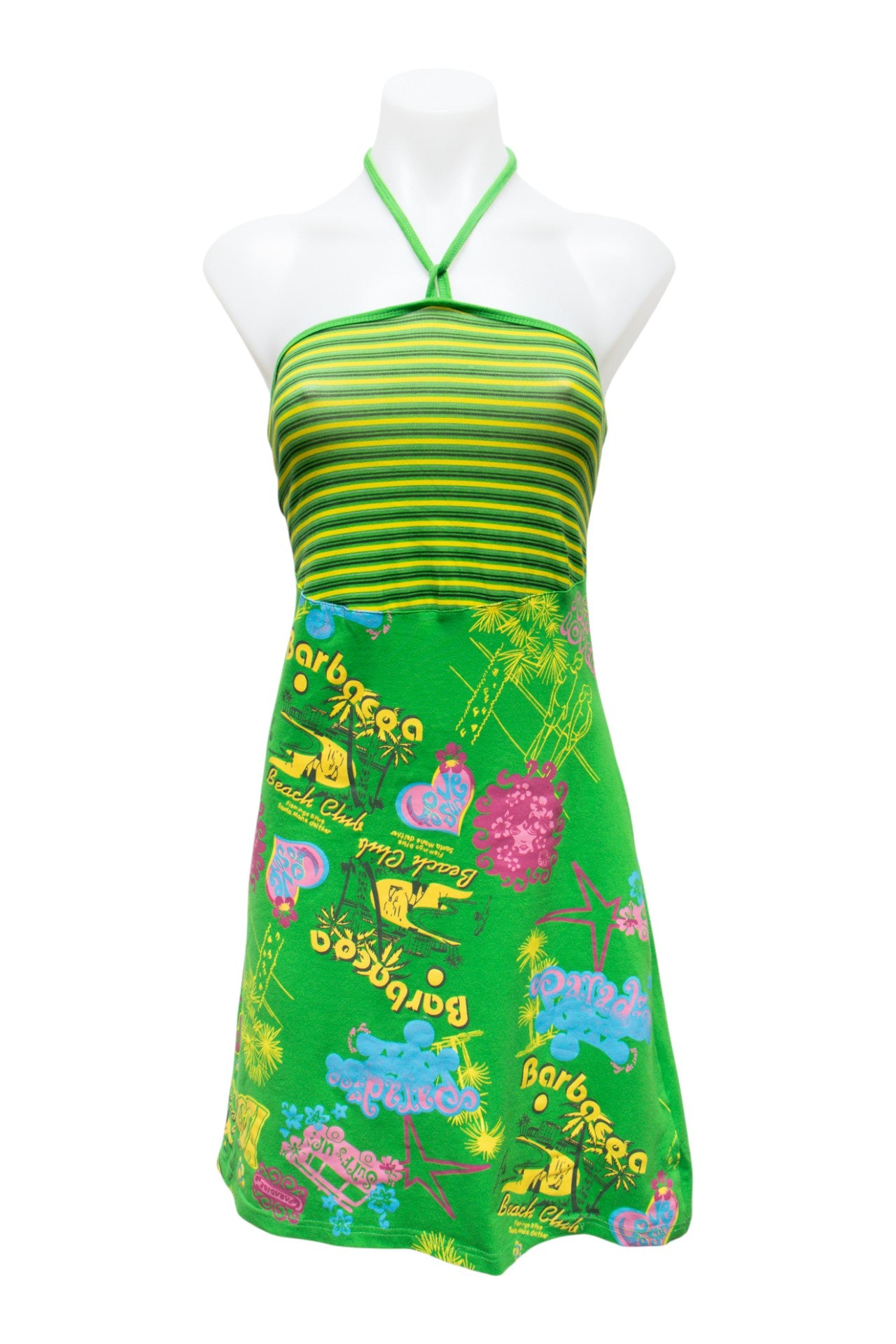 #140 TKR Halter Top Green | c. 191 | Size 10