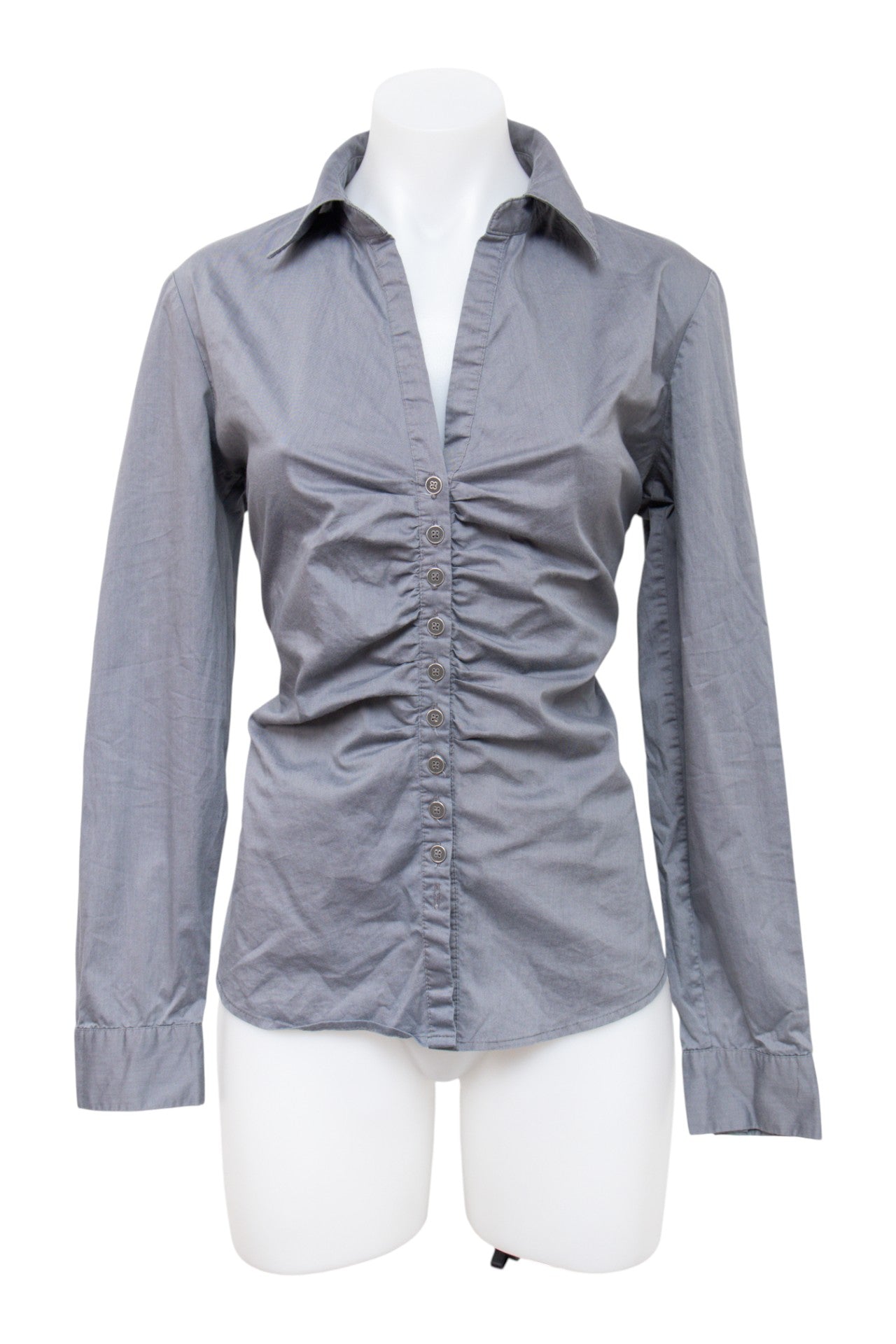 #82 New York & Company Shirt Blue | c. 195 | Size 8