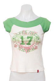 #157 Edc By Esprit Baby Tee White | c. 211 | Size 6