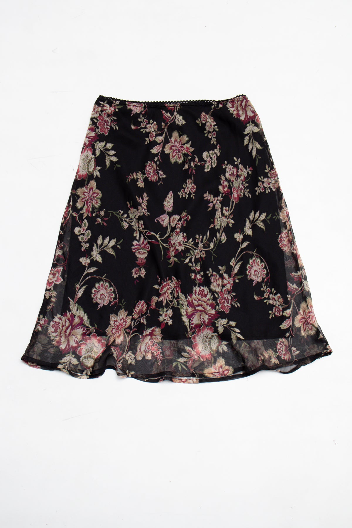 #184 Connected Apparel Skirt Black | c. 207 | Size 6