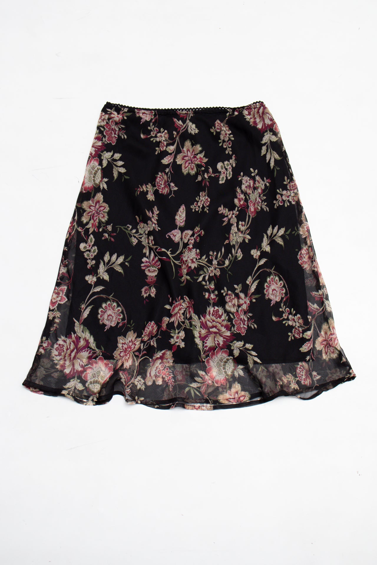 #184 Connected Apparel Skirt Black | c. 207 | Size 6
