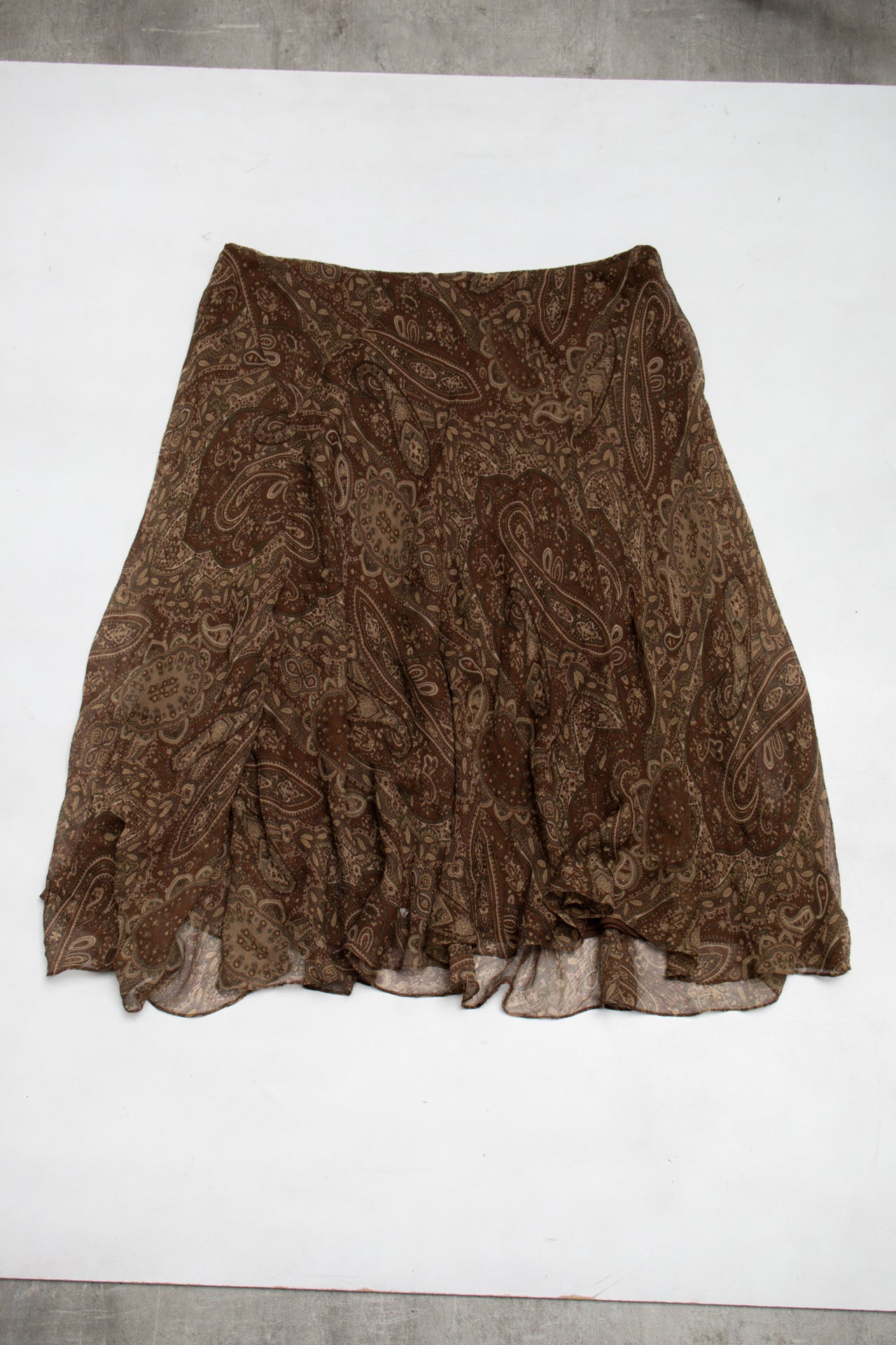#165 Lauren Ralph Lauren Skirt Brown | c. 197 | Size 14