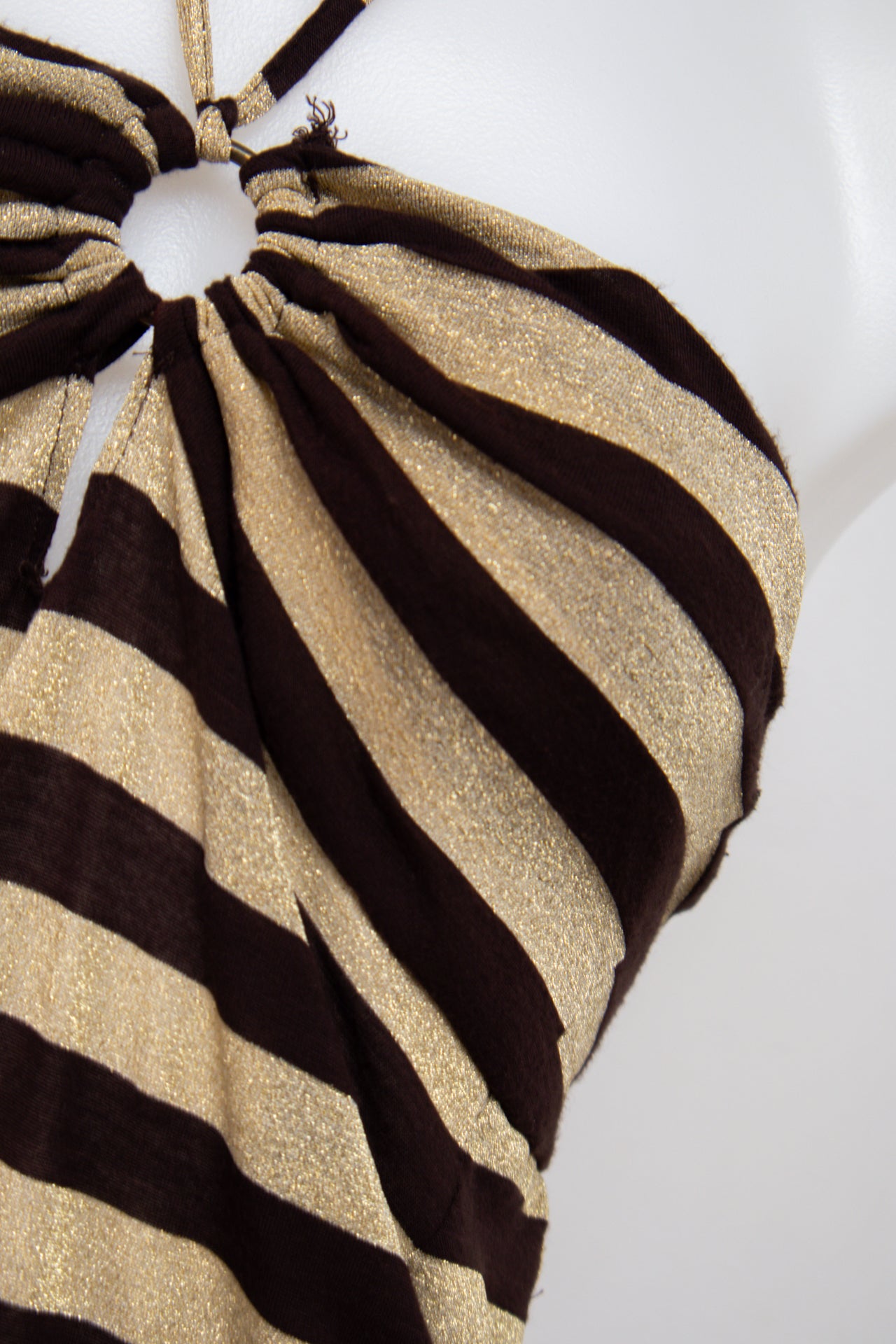 #091 M By Munthe Halter Top Gold | c. 201 | Size 8