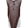 #064 Heart Star Moon Camisole Top Brown | c. 201 | Size