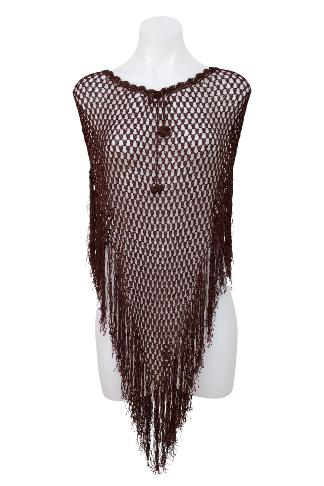 #064 Heart Star Moon Camisole Top Brown | c. 201 | Size