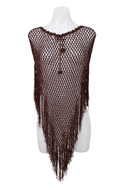 #064 Heart Star Moon Camisole Top Brown | c. 201 | Size