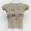 #74 C.d.f. Caphore Style T-shirt Beige | c. 193 | Size 4/6