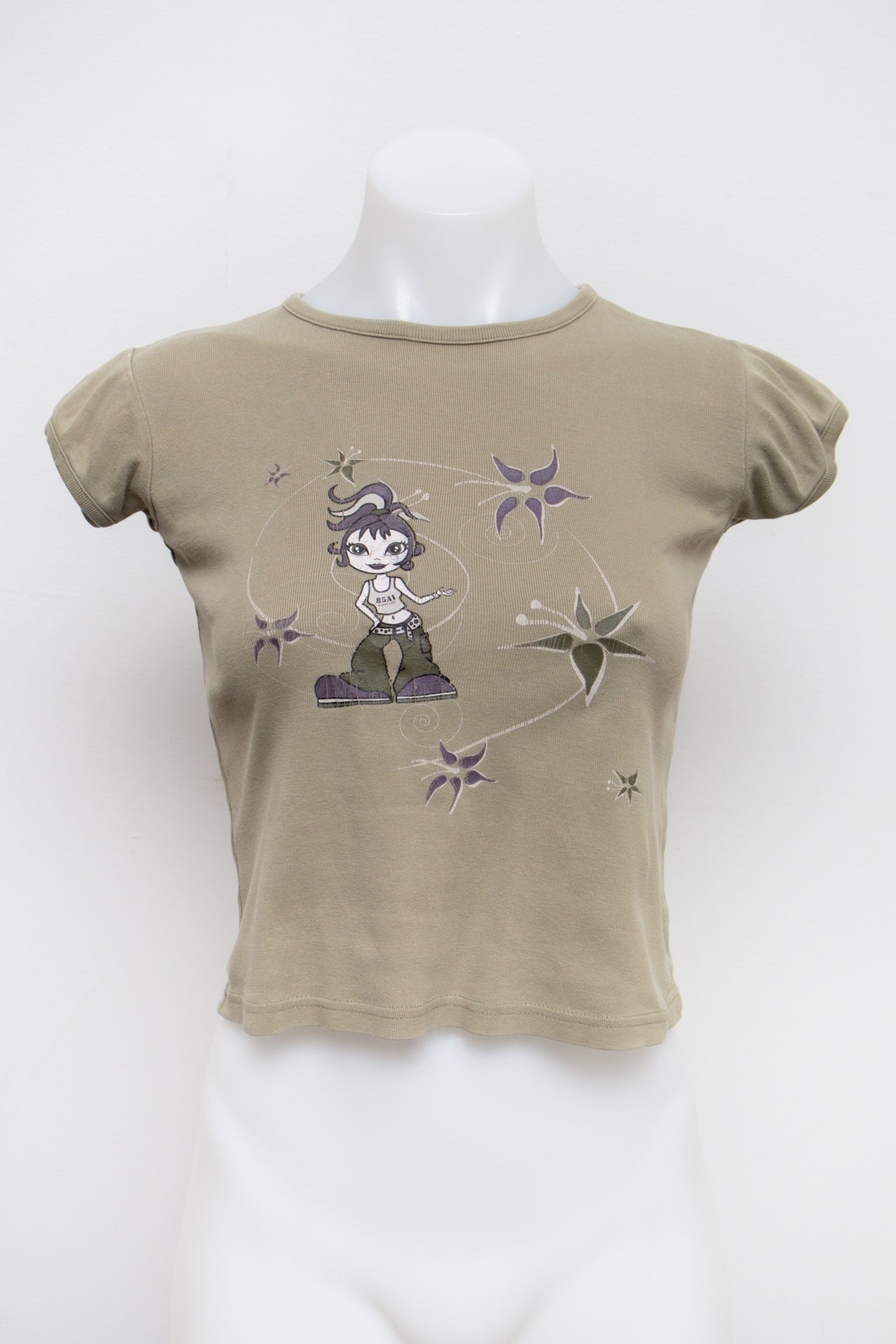 #74 C.d.f. Caphore Style T-shirt Beige | c. 193 | Size 4/6