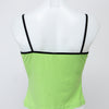 #028 Illusion Cami Top Green | c. 200 | Size 8