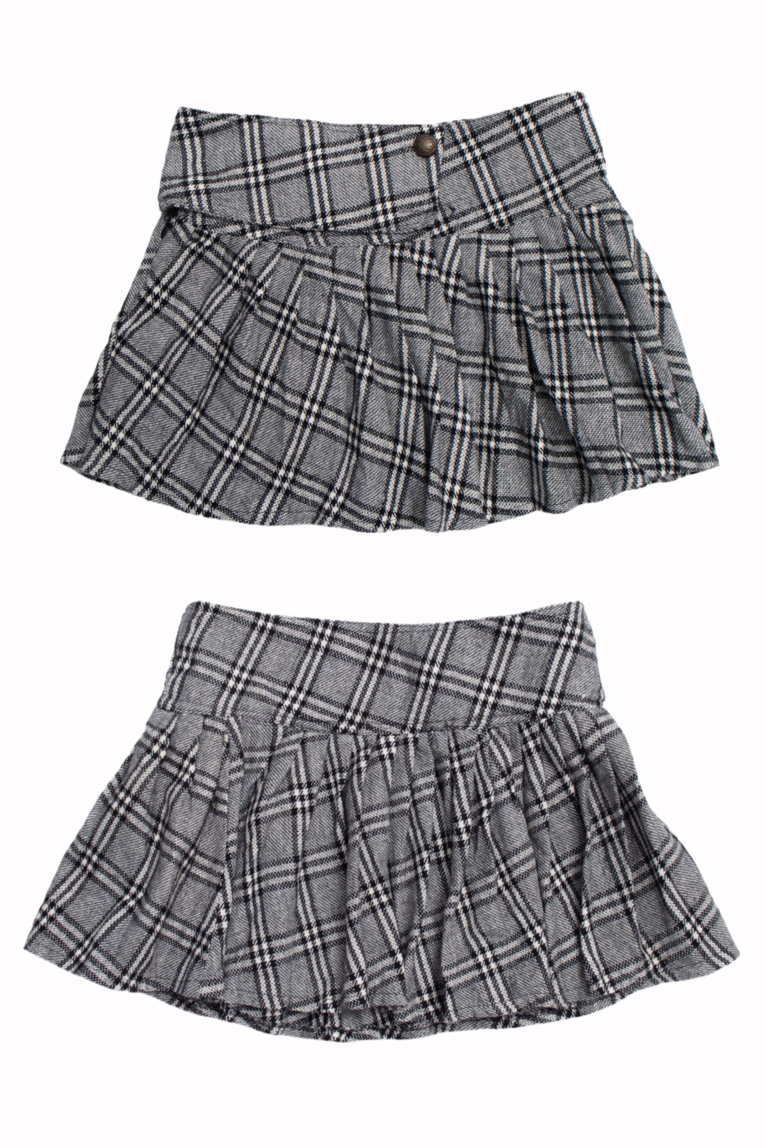 #40 Black & White Plaid Skirt | Short n Sweet | Size 6