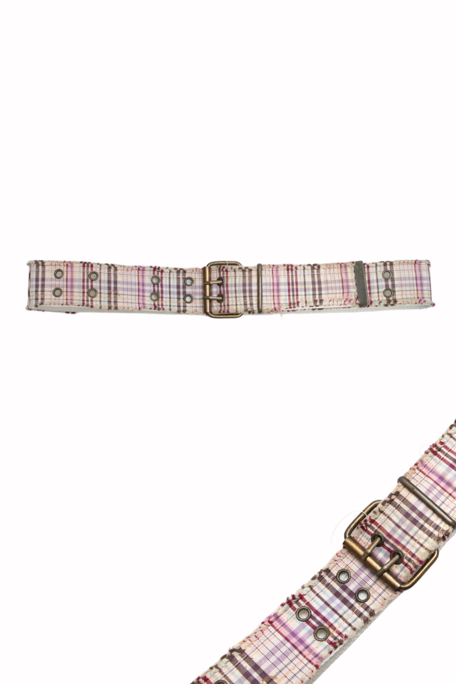 #65 Light Cotton Plaid Belt | High School Musical