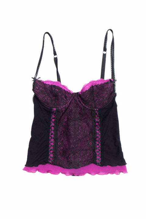 #76 No Excuse Purple Corset | Mob Wife | Size 8