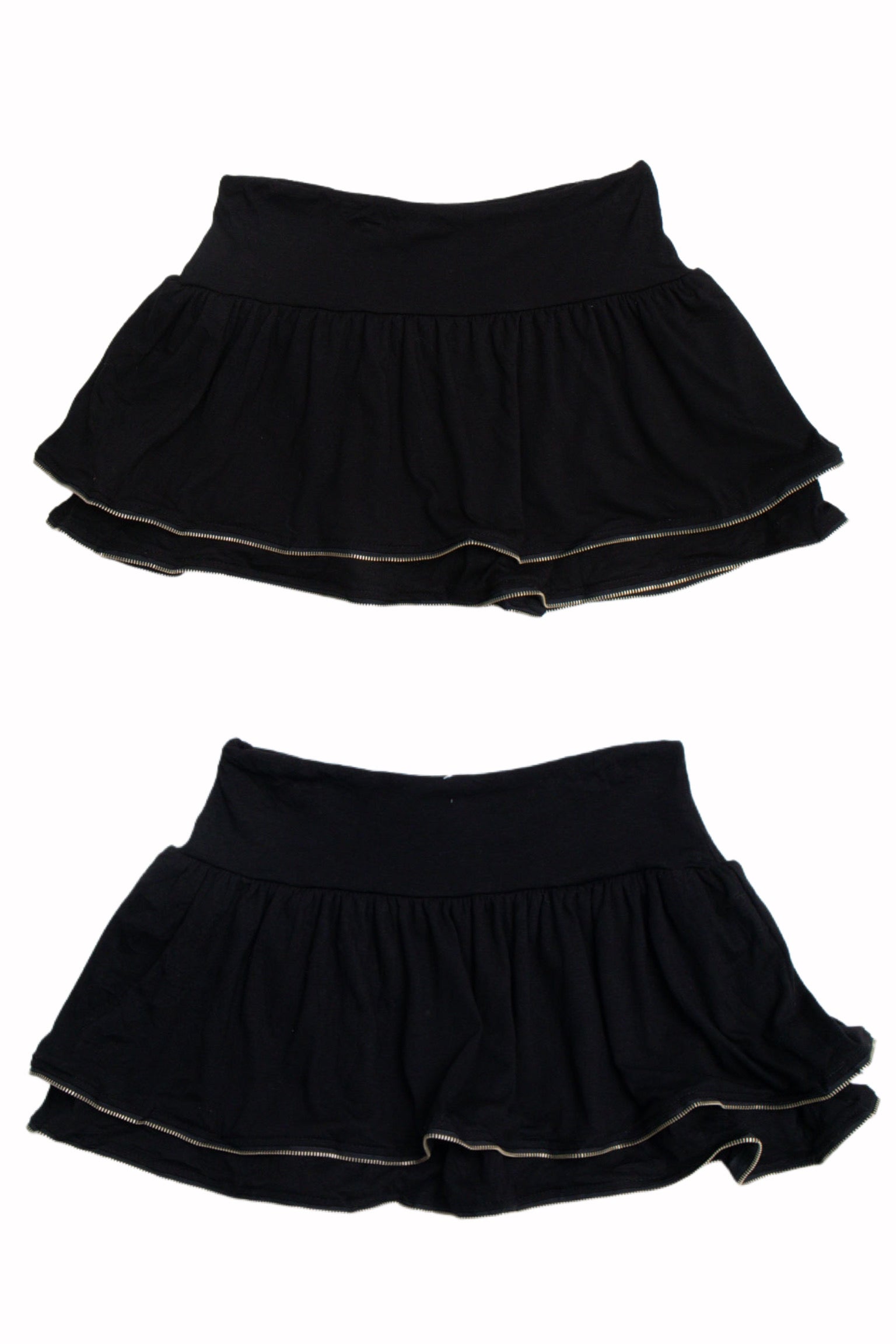 #42 Glad News Zip Mini Skirt | Short n Sweet | Size 6/8