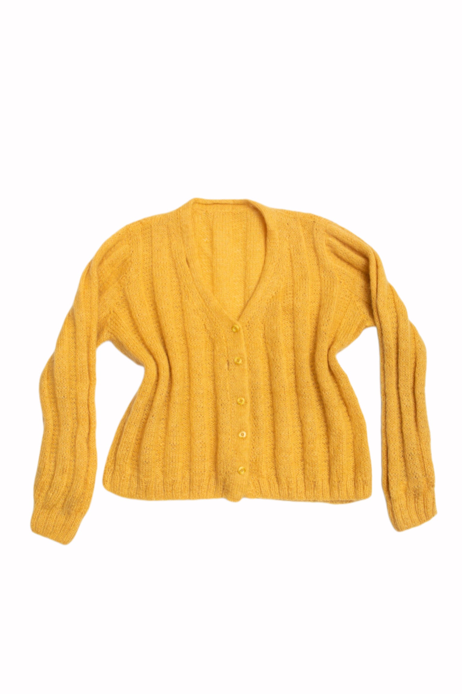 #49 Mustard Knit Cardigan | Garden Fairy | Size 12