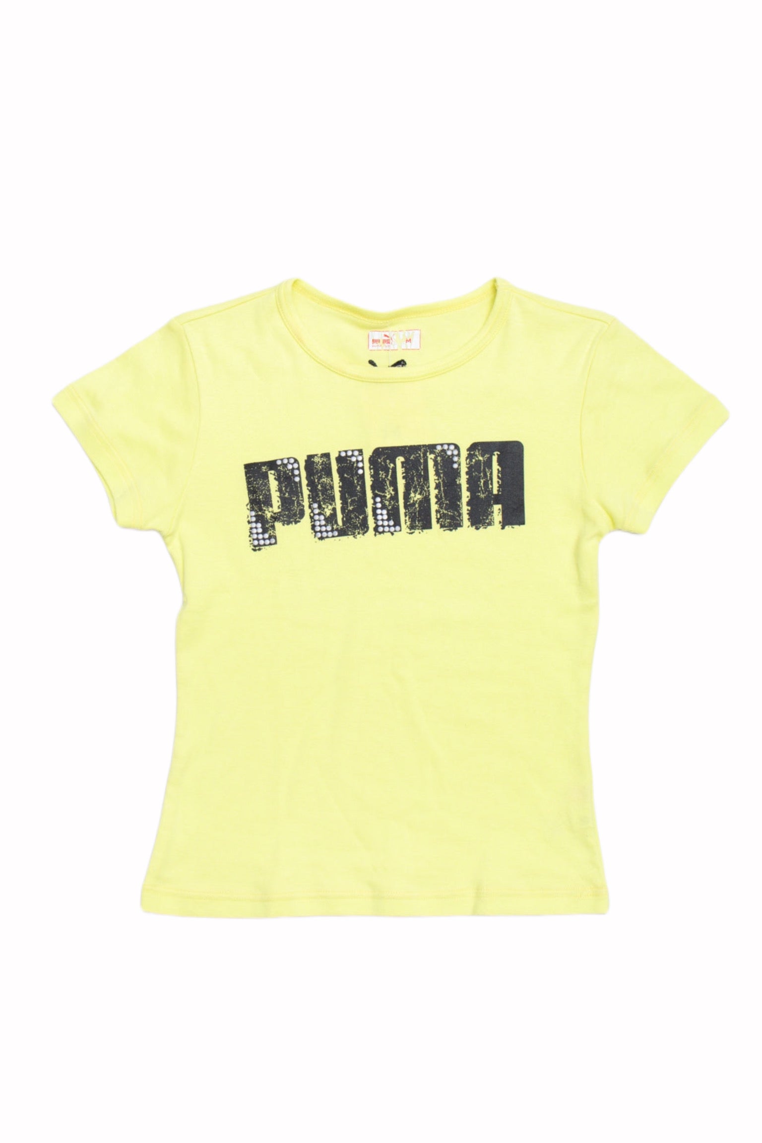 #31 Puma Neon Yellow Tee | Baby Tees & Gowns | Size 8/10