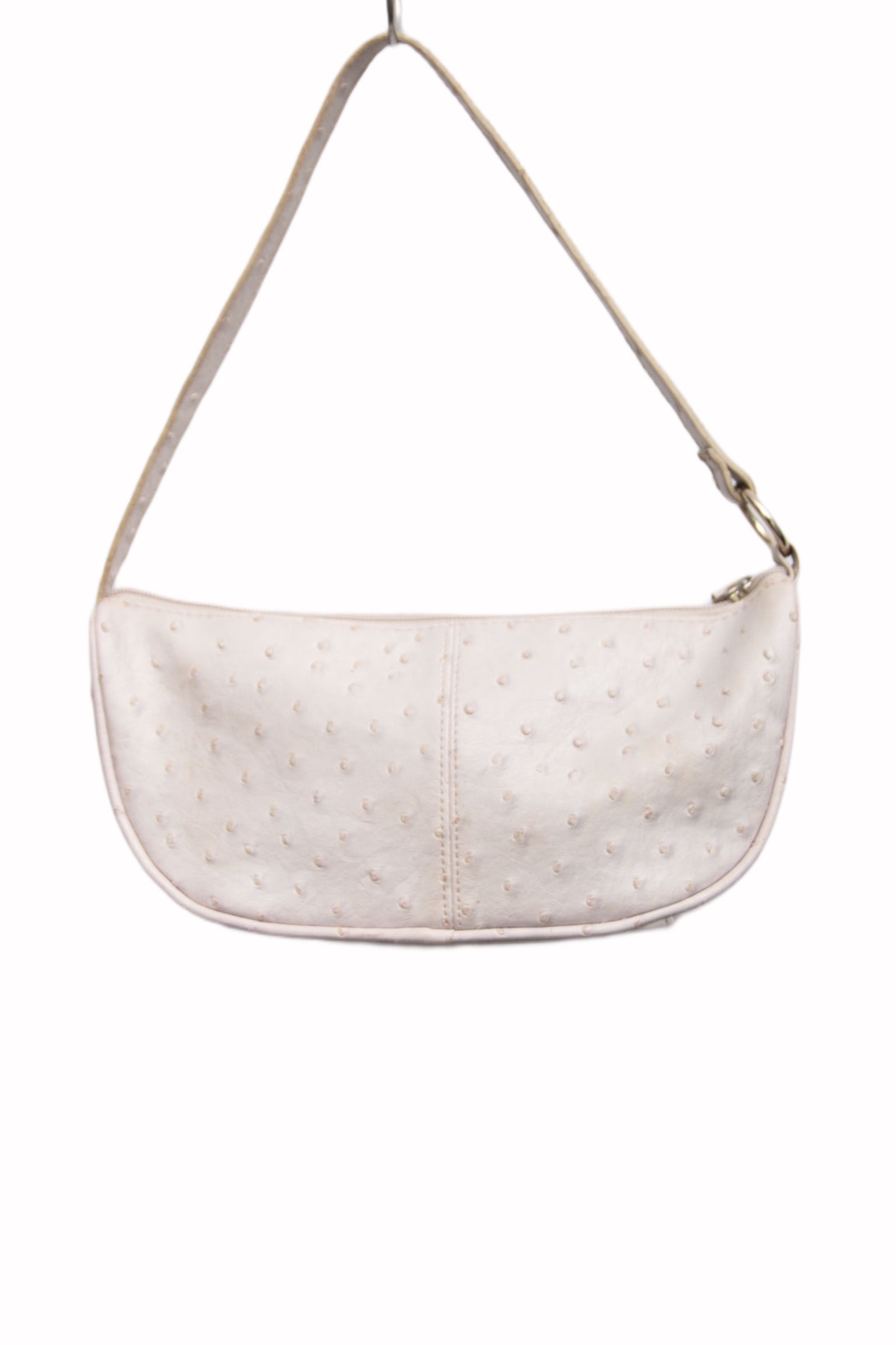 #73 White Faux Leather Bag | Mamma Mia