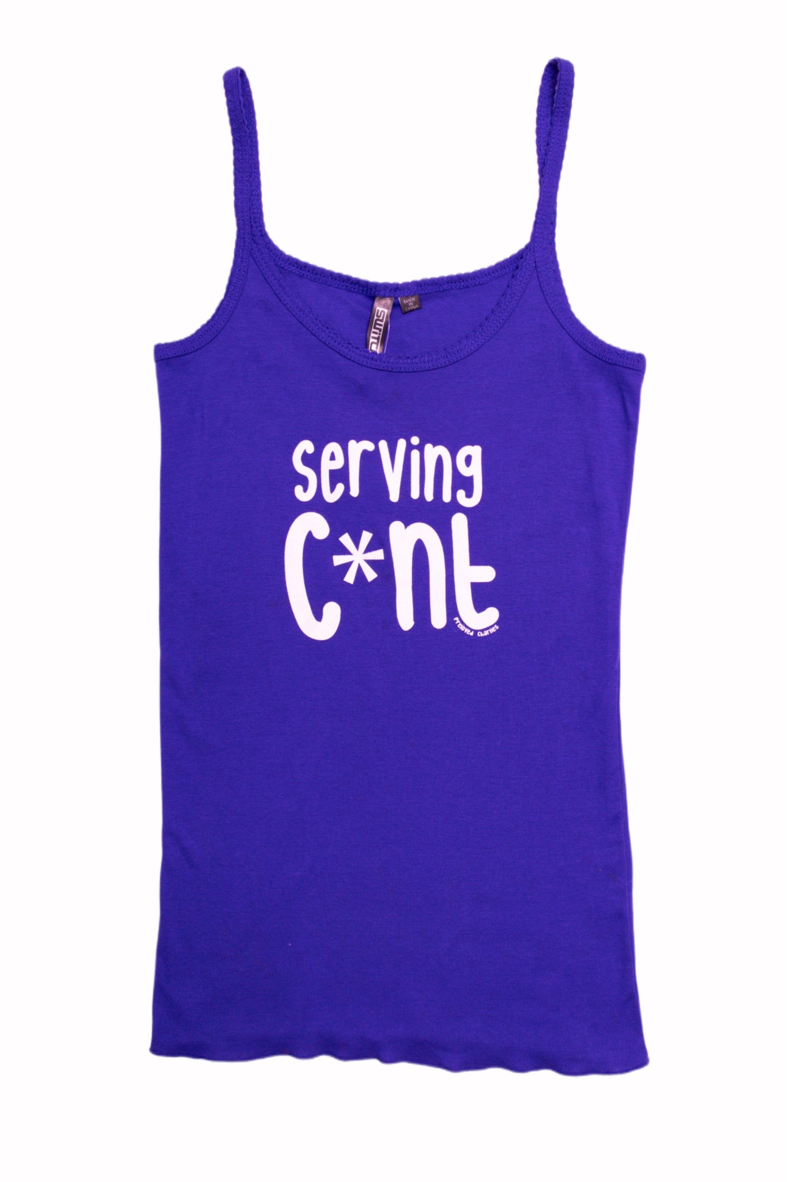 #44 Serving C*nt Purple Tank | Size 10/12