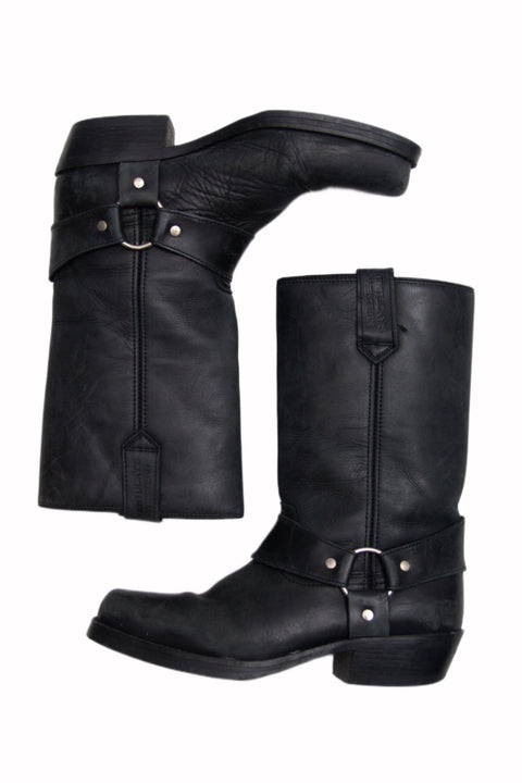 #97 K.W Leather Boots | Model Off Duty | Size 11